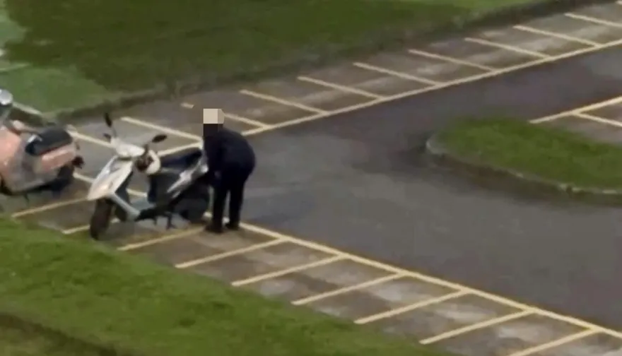 影/板橋堤外機車財物連續竊案　警埋伏活逮變裝賊