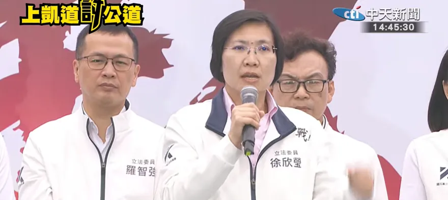 初選勝出隔天上凱道挺柯　徐欣瑩曝下一步：一定會拜會陳見賢