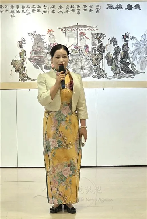 筆韻生春楊小寧國畫展！綻放生命韌性　佛光緣美術館台南館展出