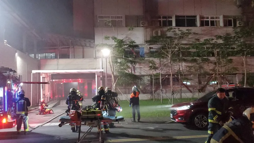 北市松山三總醫院火警　3樓病房起火警消灌救撲滅