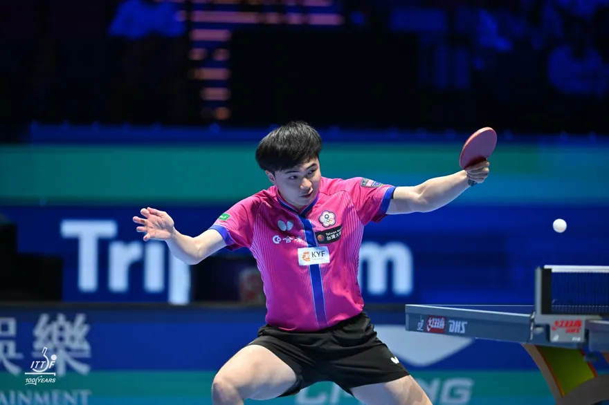 林昀儒惜敗！激戰7局不敵松島輝空　世界盃男單摘銅