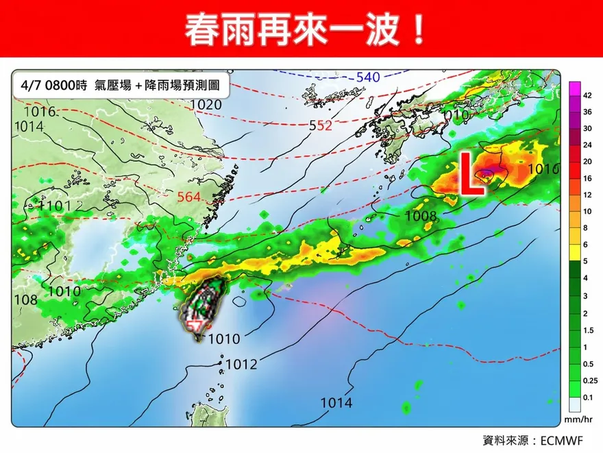 今日春雨快閃！氣象專家揭3大特徵：中北部防大雨