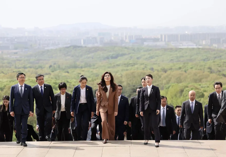 影/讚鄭麗文中山陵演講這句很經典　郭正亮：對照出賴背叛先民歷史