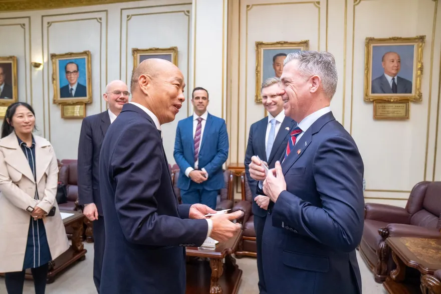 立法院跨黨派接見美參議員　韓國瑜：將協助完成國防預算審查