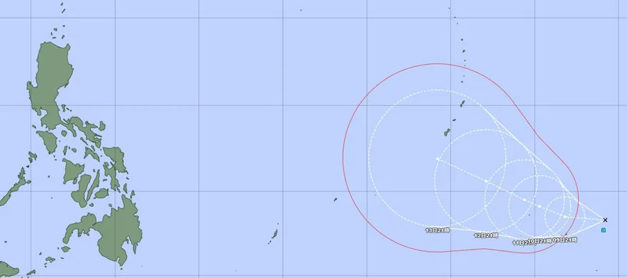 辛樂克強度恐達中颱　氣象粉專：拋物線走法機率最高