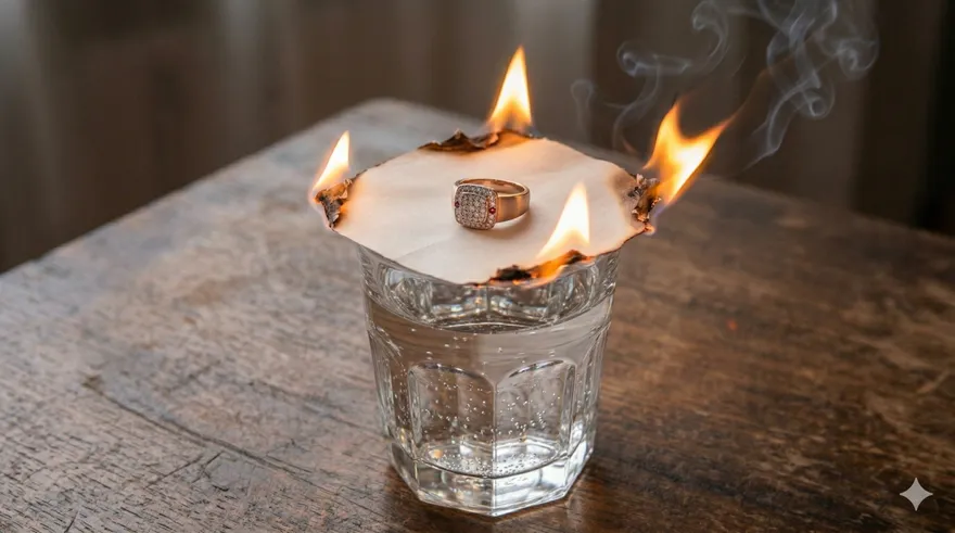 俄羅斯戒指占卜爆紅！水杯燒紙測閃婚　網：準備冥婚了