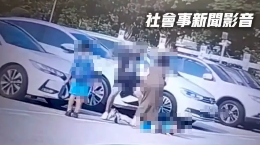 影/國父紀念館狠父當街家暴　男童遭揮拳狠揍猛踹