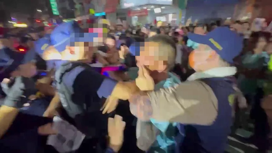 影/衝突不只一起！大甲媽遶境彰化「3員警遭圍毆」2人被逮