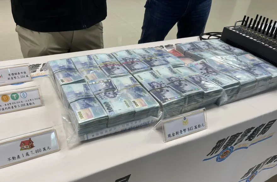 跨國洗錢集團不法金流182億　台泰警聯手逮21嫌