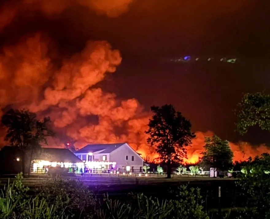 美國喬治亞、佛州野火延燒　逾50棟房屋焚毀數百人撤離