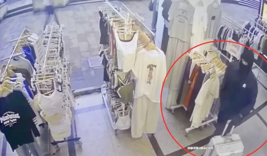 影/北市中信銀行搶案！搶匪犯案前拖行李箱畫面曝光