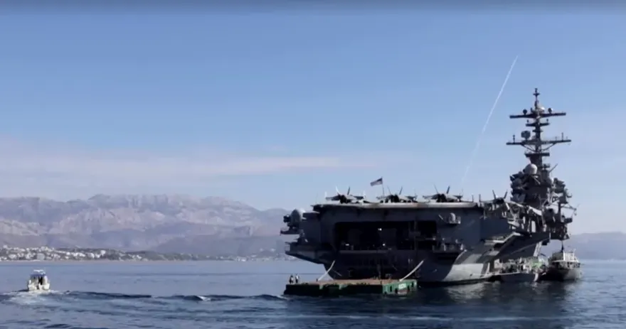 直擊！美軍3航艦中東會合制衡伊朗　23年來最大規模軍事部署