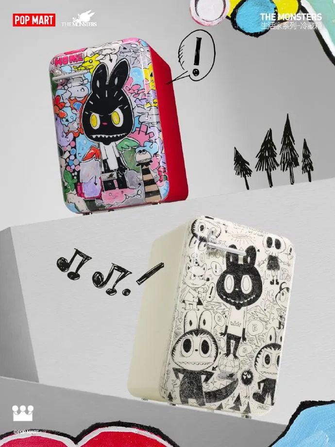 泡泡瑪特進軍家電　4月底推「Labubu冰箱」全球限量999台