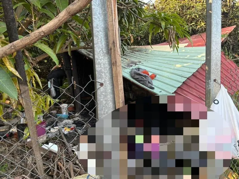 嘉義廢棄果園大火「街友燒成焦屍」！悲慘直擊