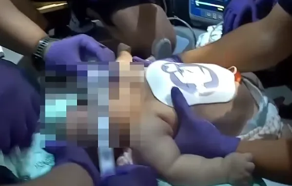 最美的哭聲！9個月女嬰心跳停止　消防救回小生命濕眼眶