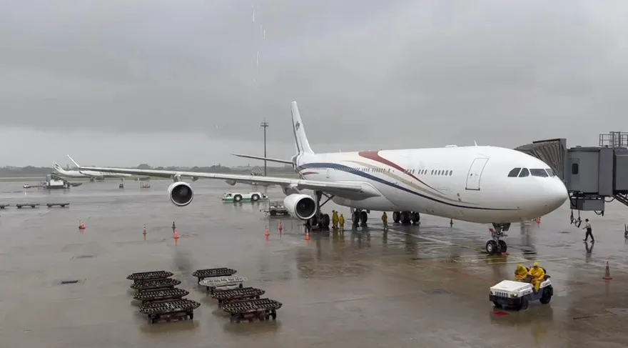 原華航客機轉賣　傳賴清德搭乘史瓦帝尼特使A340專機出訪