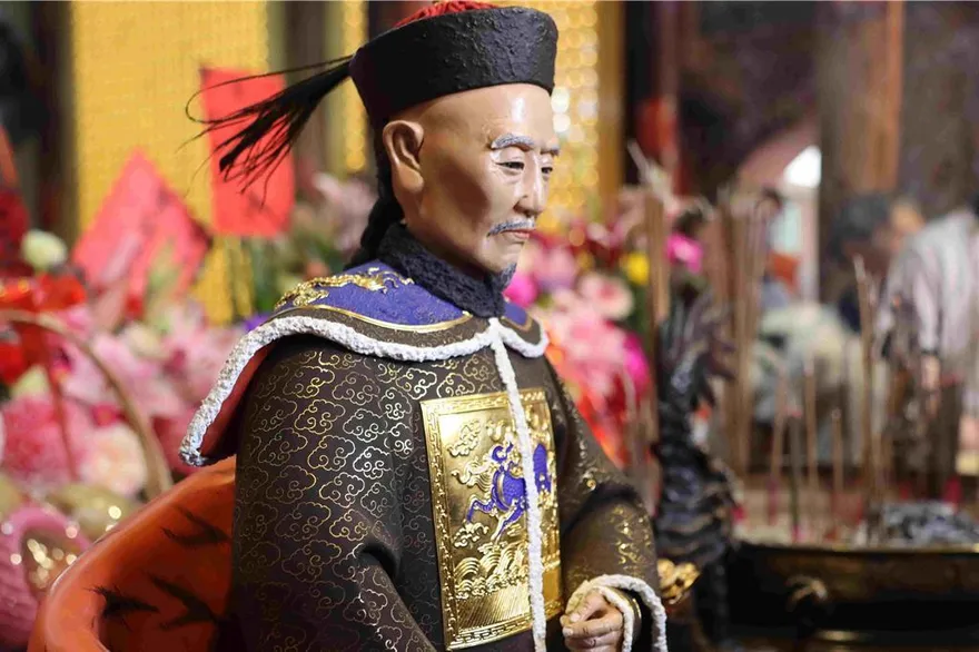 嘉義溪北六興宮建廟200年　王得祿將軍神像開光入祠