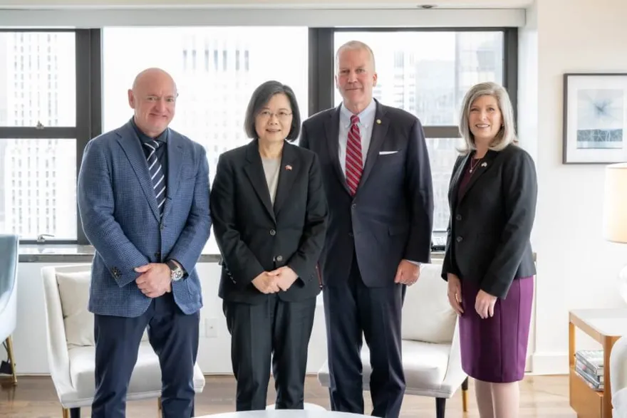 蔡英文在紐約已見民主黨領袖！ 府方曝照片證實：傳達4項訊息