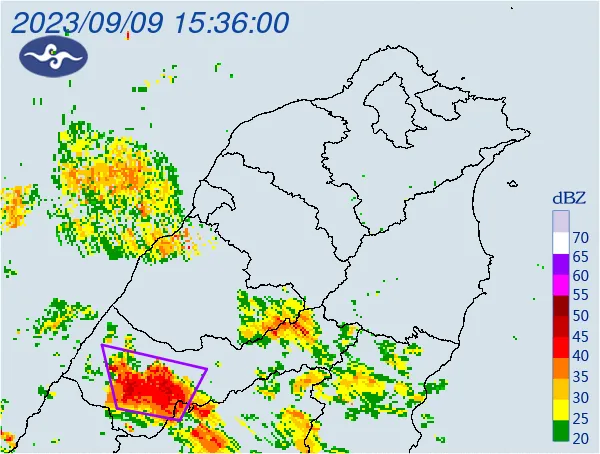 快訊/國家級警報響了！台中、南投暴雨開炸　這一地警戒2小時