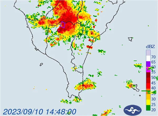 快訊／國家警報響了！大雷雨狂轟屏東　警戒區域曝