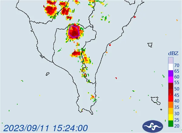 快訊／國家警報響了！「大雷雨」狂轟屏東　警戒區域曝光