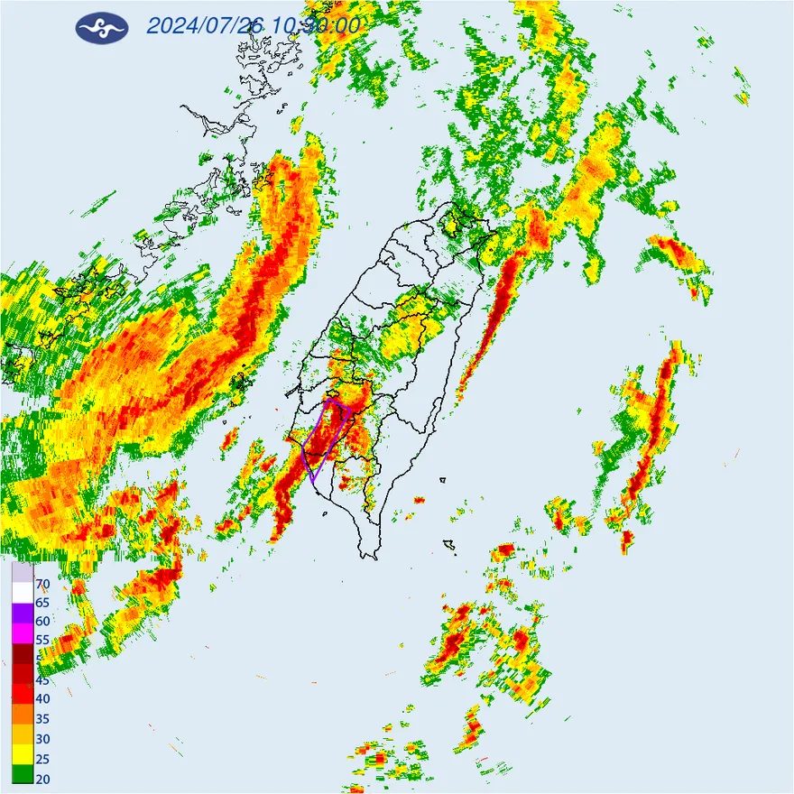 快訊/雨區擴大！大雷雨狂炸「南部3縣市」　15縣市豪、大雨特報