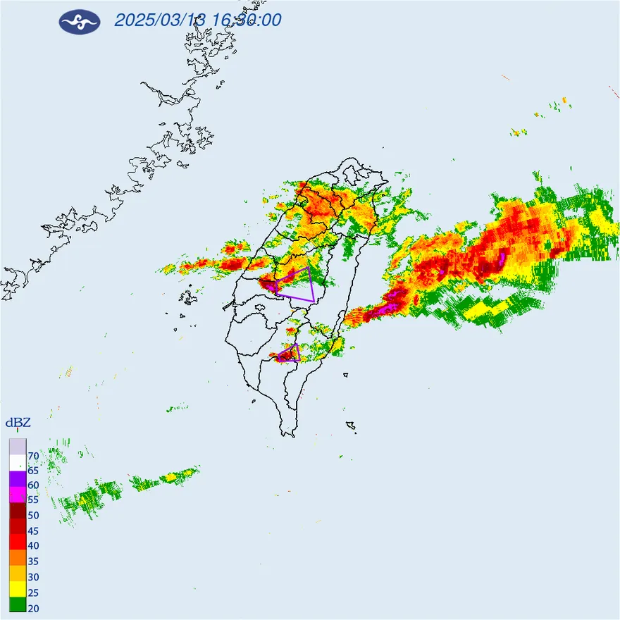 中南部迎戰大雷雨！雨區再擴大　注意9級以上強風、冰雹
