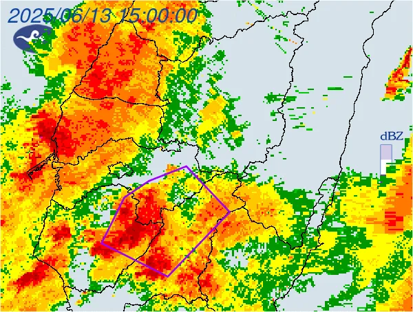 雷雨開轟嘉義、台南、高雄　20行政區列警戒範圍