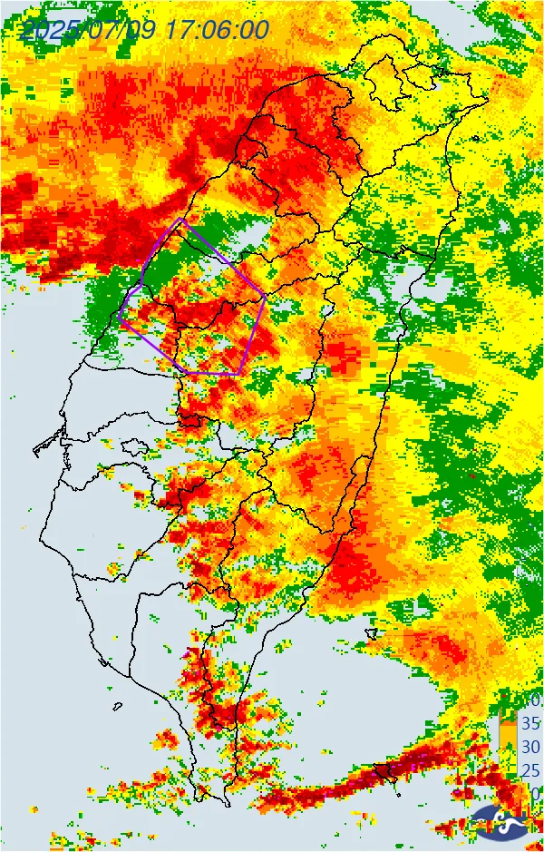 下班防變落湯雞！大雷雨再炸苗中彰投　警戒1.5小時