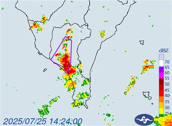 國家警報大響！大雷雨炸屏東瑪家、內埔　氣象署示警