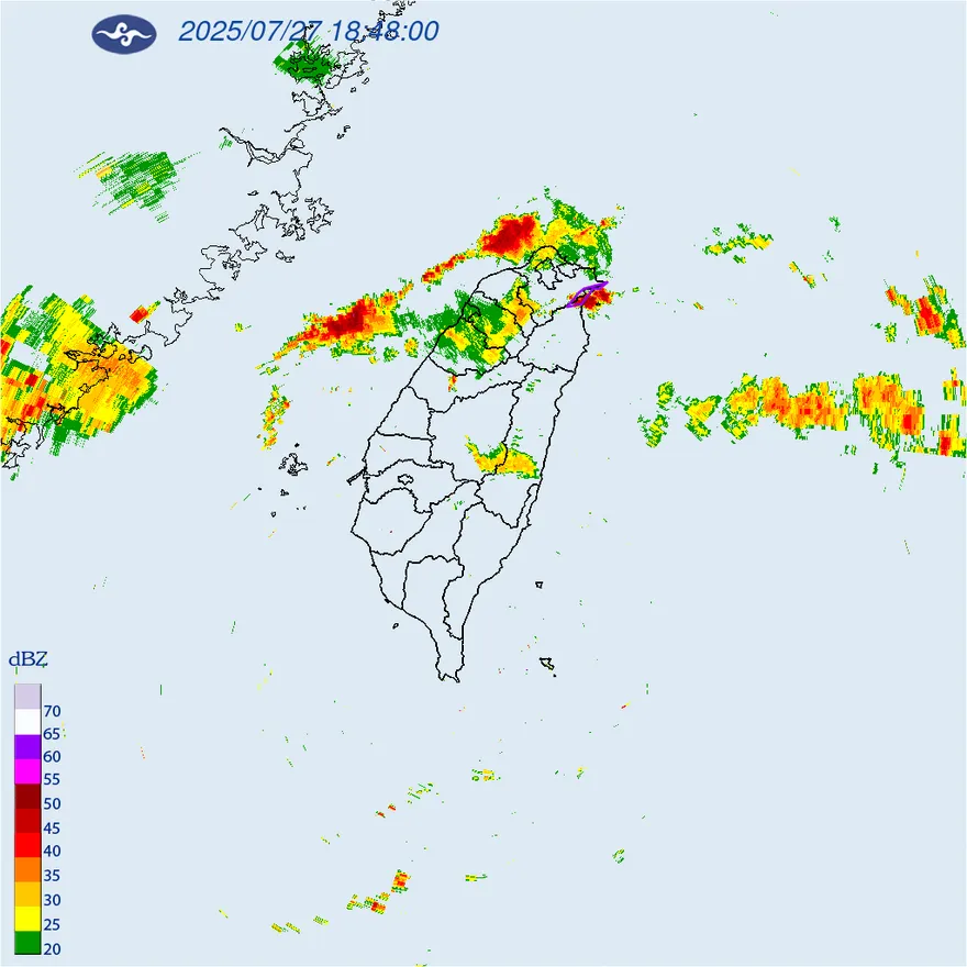 雨彈夜襲北台灣！5縣市豪雨特報　新北、宜蘭慎防大雷雨