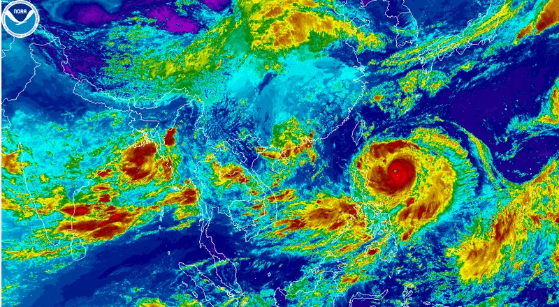 10年首見雙強颱並立！樺加沙「眼牆銳利」　9/22風雨最劇