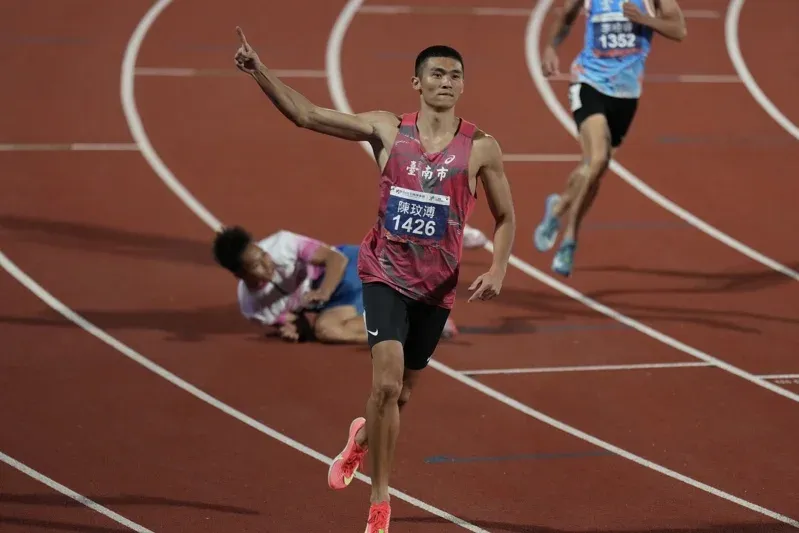 全運會/9秒95！陳玟溥飆出台灣史上最速　可惜又因風速超標不算
