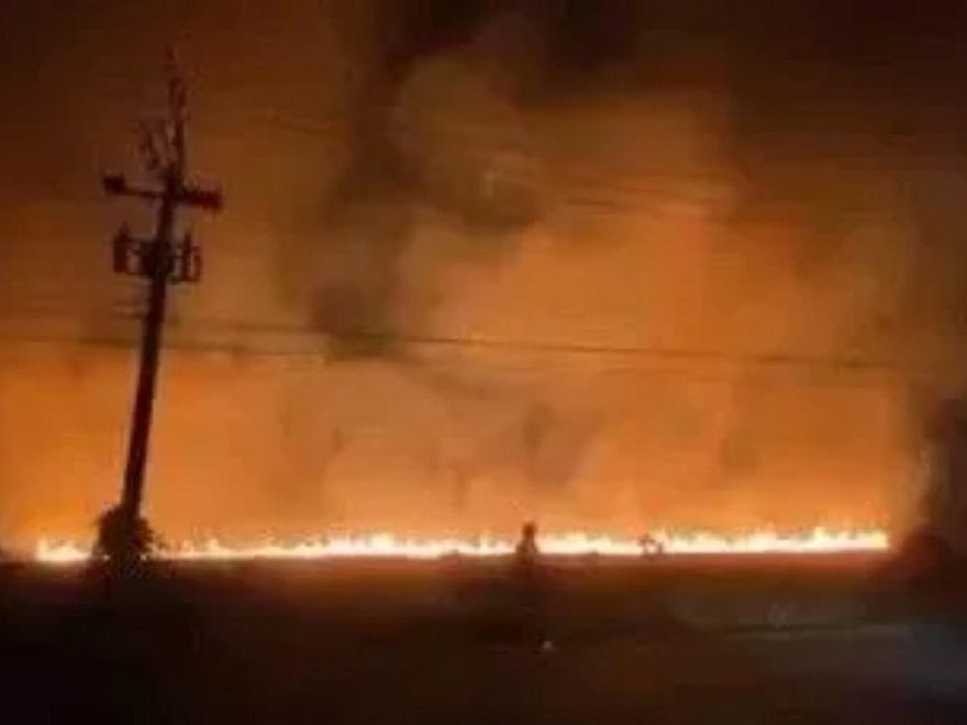 影/高雄大樹驚見「火焰長城」　驚動陳其邁在日本越洋電話關切