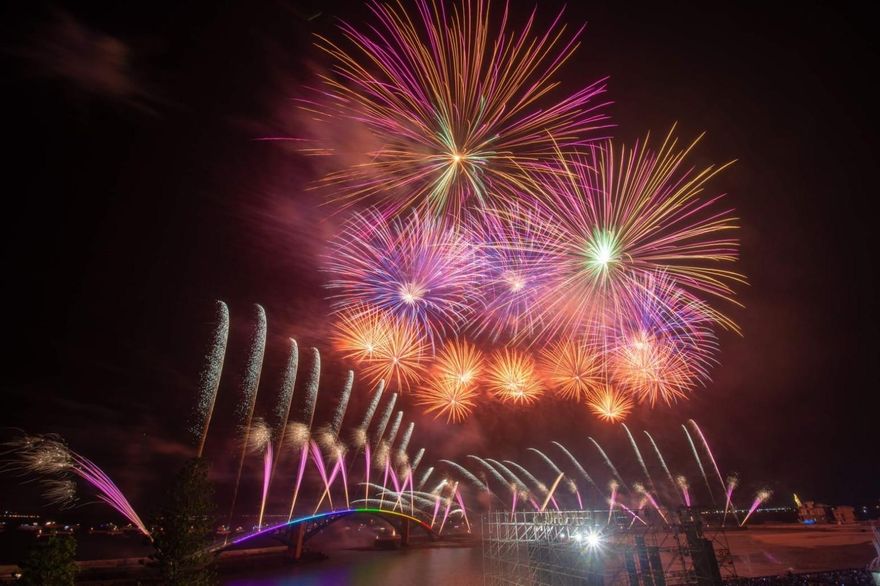 澎湖花火節離島首場晚間登場！閃耀吉貝嶼夜空