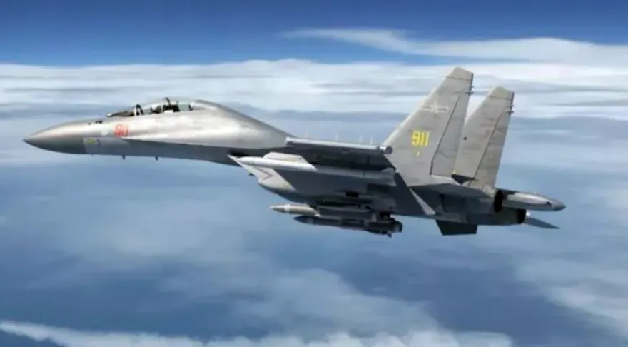 疑侵入領空後…解放軍機38架、軍艦10艘再闖台海　主戰機、無人機、直升機全來