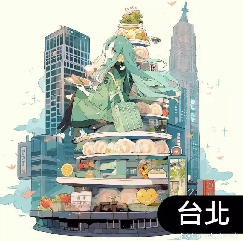 全台縣市AI擬人化！新竹風大米粉吹滿臉、彰化大佛翹右腿　5.9萬人朝聖