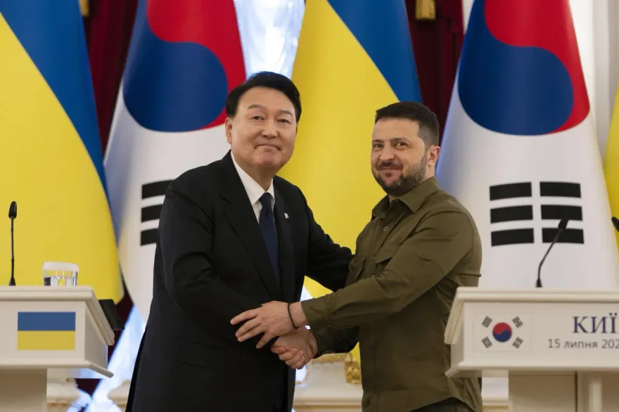 尹錫悅無預警造訪烏克蘭　承諾擴大對烏援助