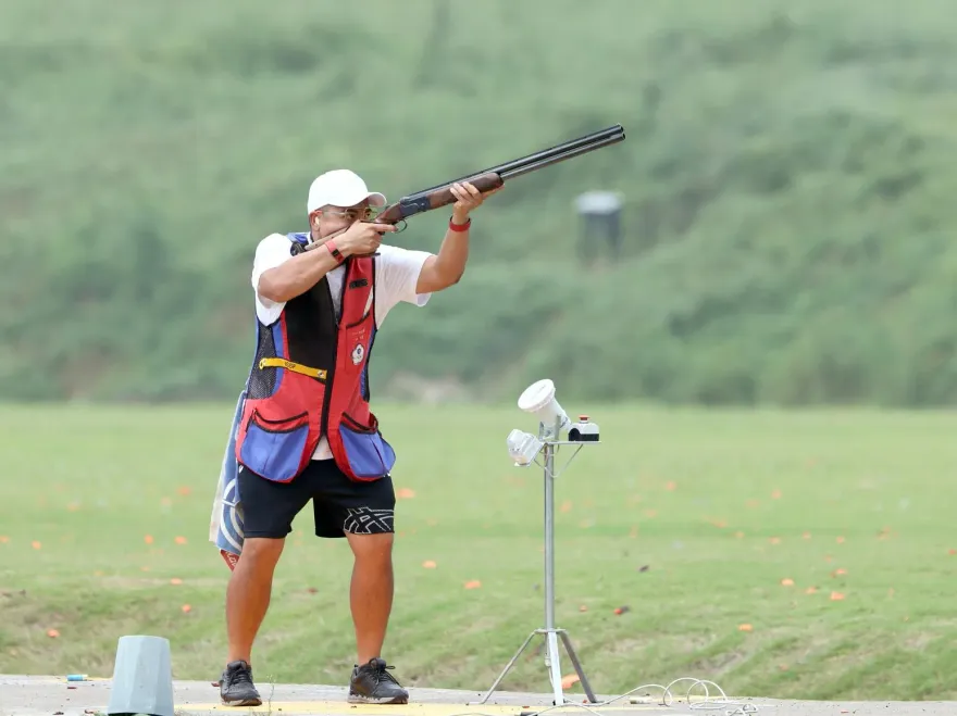 亞洲飛靶錦標賽/李孟遠1分之差摘金　巴黎奧運添信心