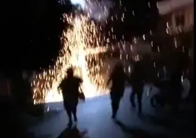 影/超晃！菲律賓7.6地震「電線走火冒光」　民眾逃難影片曝