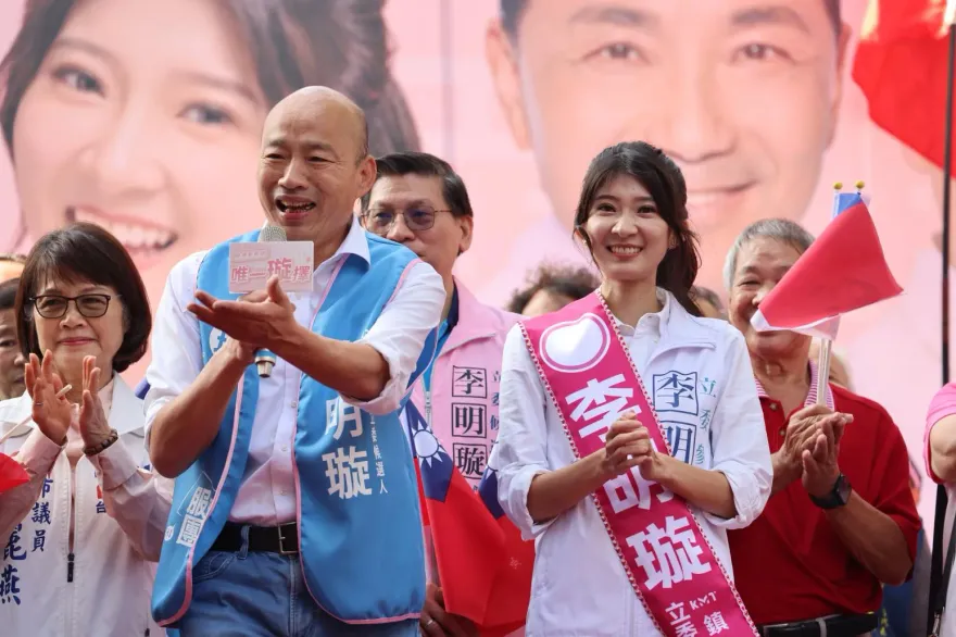 李明璇競總今成立　韓國瑜、洪秀柱、郝龍斌到場力挺！「上將」也現身了