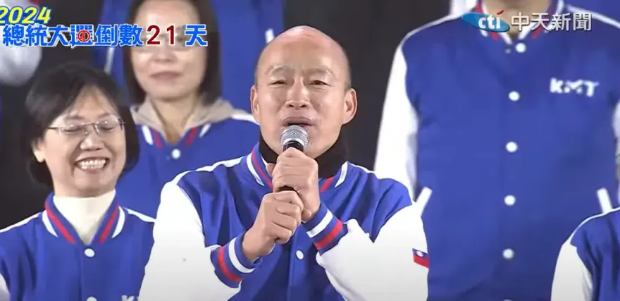 韓國瑜上凱道力挺侯康！喊若藍營執政「大官辛苦！人民快樂」