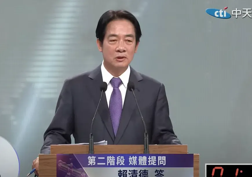 總統大選辯論/賴清德自豪沒炒地沒炒房　談居住正義突又跳針抗中保台批侯柯