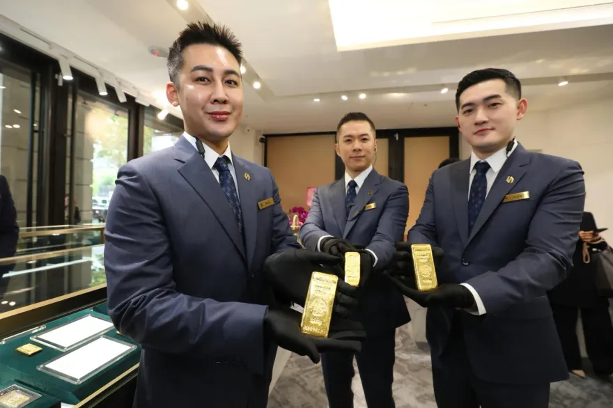 投資避險意識攀升！「專賣國際黃金條塊」聖巨金業進軍台中看準高消費力