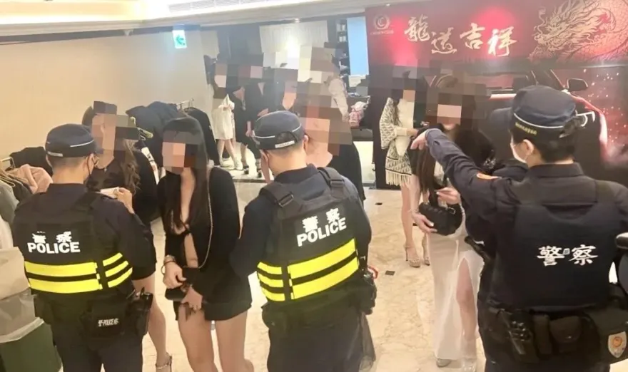 影/年前掃蕩！北市中山警臨檢酒店妹排排站　天道盟5煞涉恐嚇遭逮
