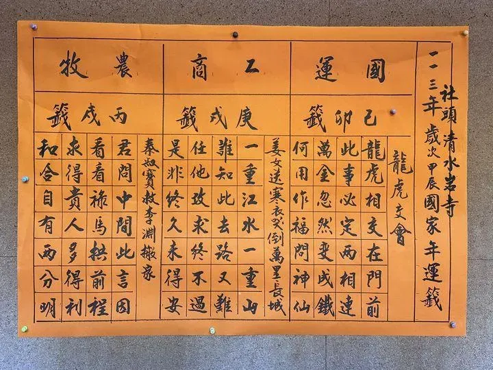 清水岩寺抽國運「中下籤」龍虎交會！總幹事解籤：神明提醒政黨勿互鬥
