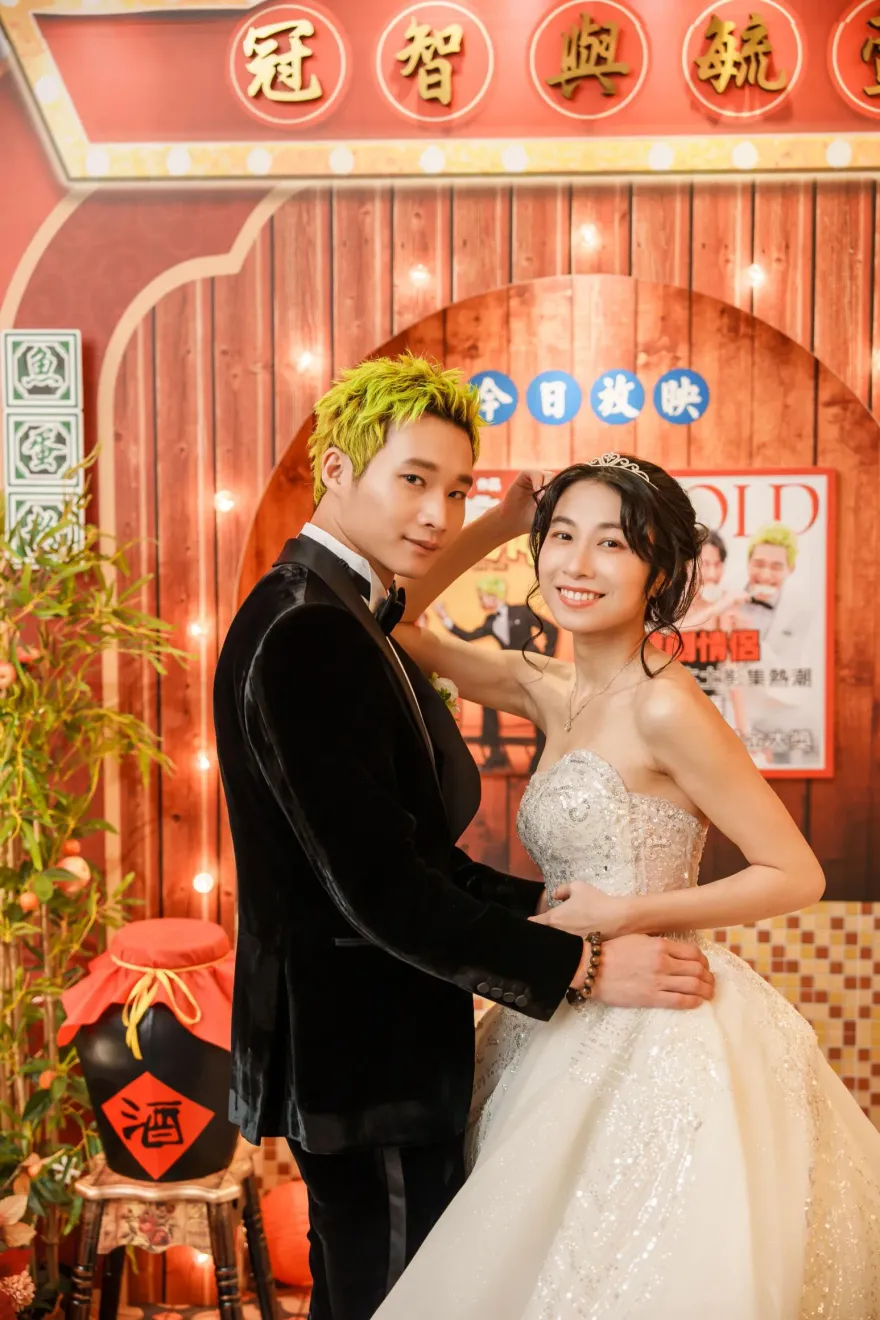 「拿金鐘獎就結婚」說到做到！黃冠智迎娶交往3年演員女友