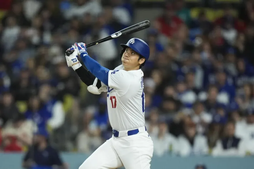 影/不再「又問天」了！大谷翔平4打席熄火　道奇照樣贏球