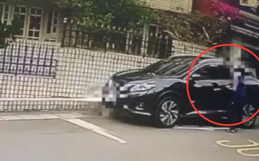 影/車停家門口下秒被開走　竊賊2hrs後遭逮瞎掰「不爽他紅線違停」