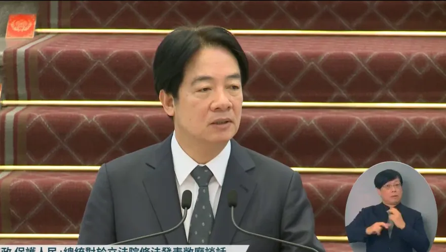 大陸懲治台獨最高可判死刑　賴清德：陸方沒任何權力來制裁台灣人